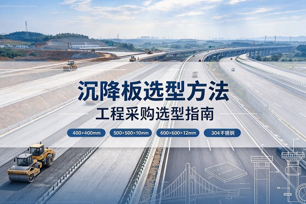 槐荫沉降板选择方法