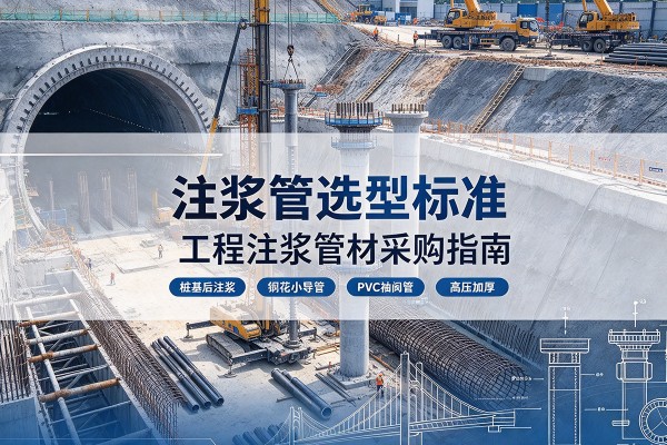 槐荫注浆管选型标准