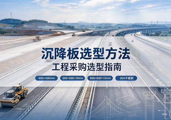 槐荫沉降板选择方法